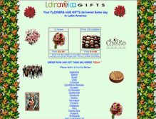 Tablet Screenshot of latinamericagifts.com